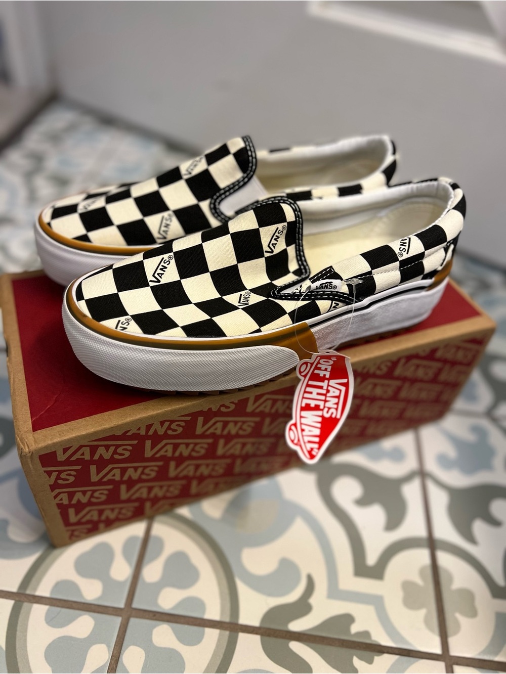 Women’s Old Skool Platform Checkered Vans